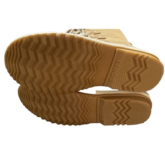 New $240  Sorel Joan of Arctic Womans Boots Waterproof Honest Beige - Picture 5 of 5